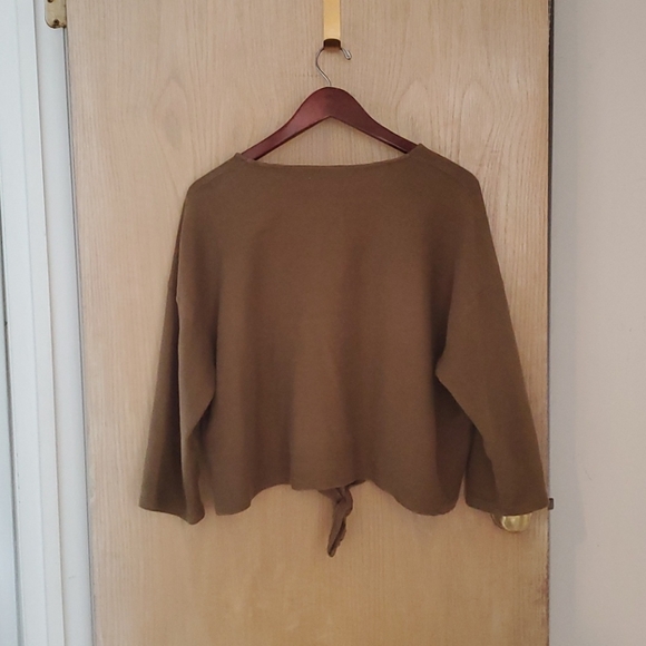 Texture and Thread Brown Top, Sz 3X - Picture 4 of 5